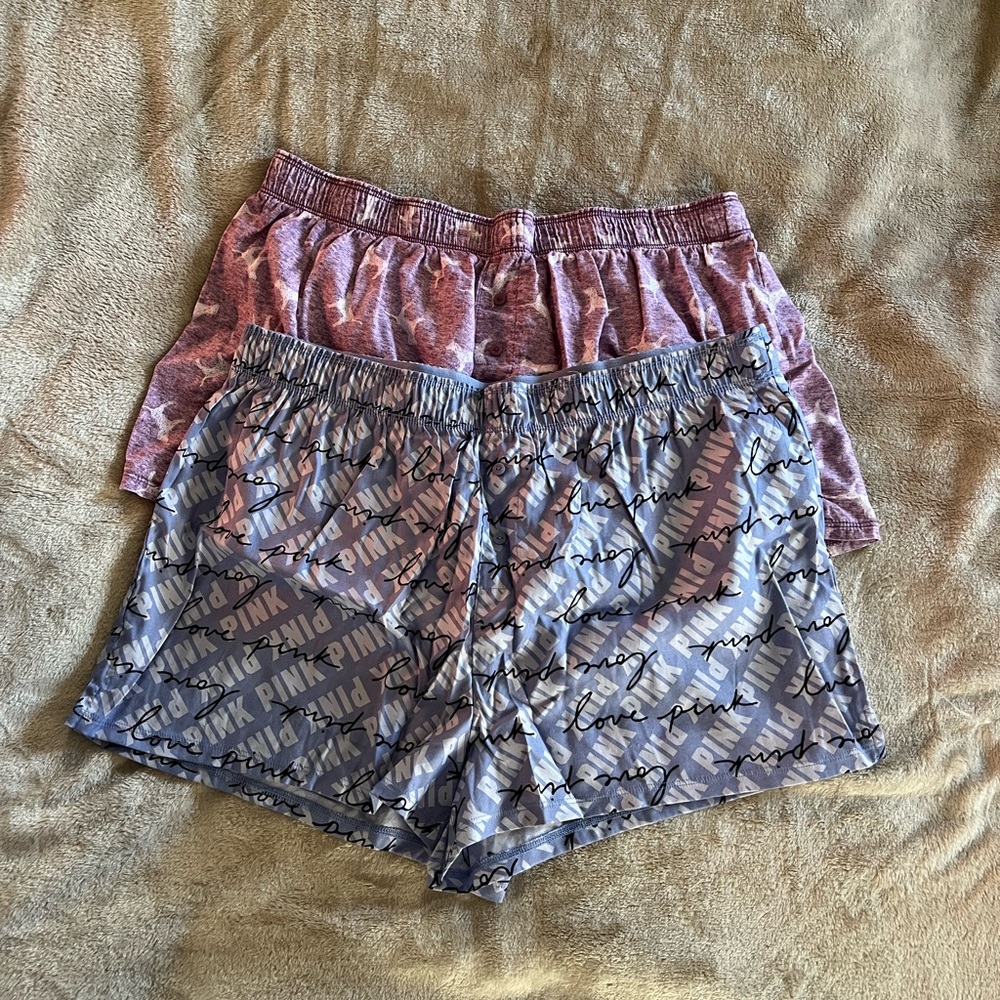 PINK Victoria's Secret Pajama Lounge Shorts Set